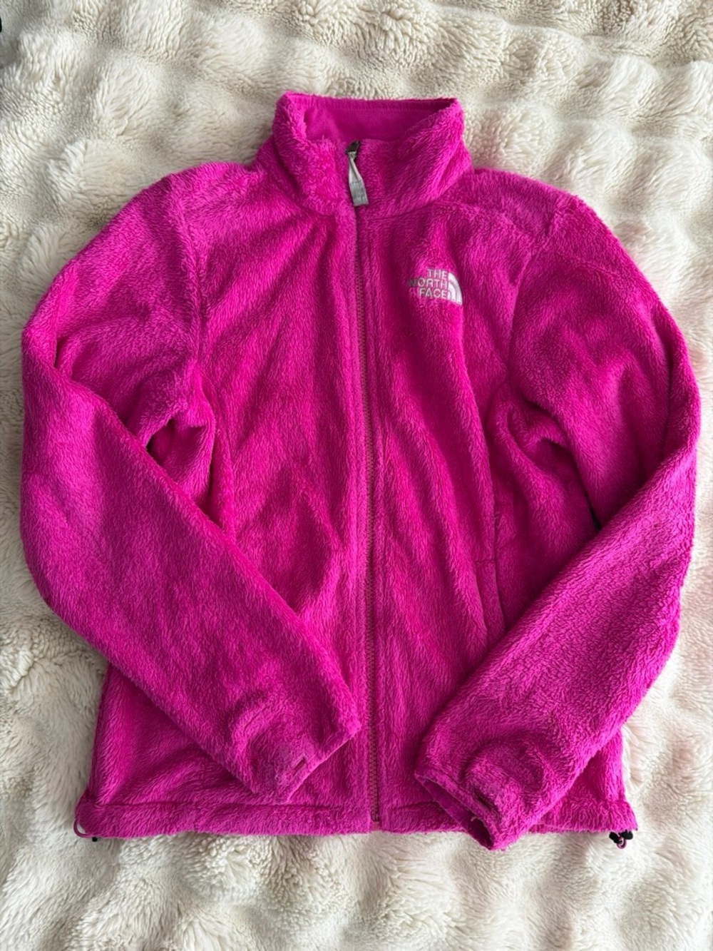 The North Face Fuzzy Fleece Jacket - Hot Pink